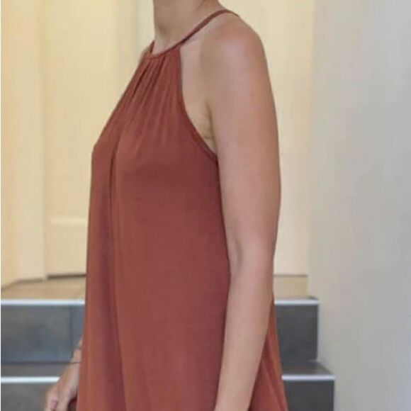 David’s Bridal Dress Sz 14 Wisteria Iris Violet Boat High Neck Tent Sheer Lined - Picture 12 of 16